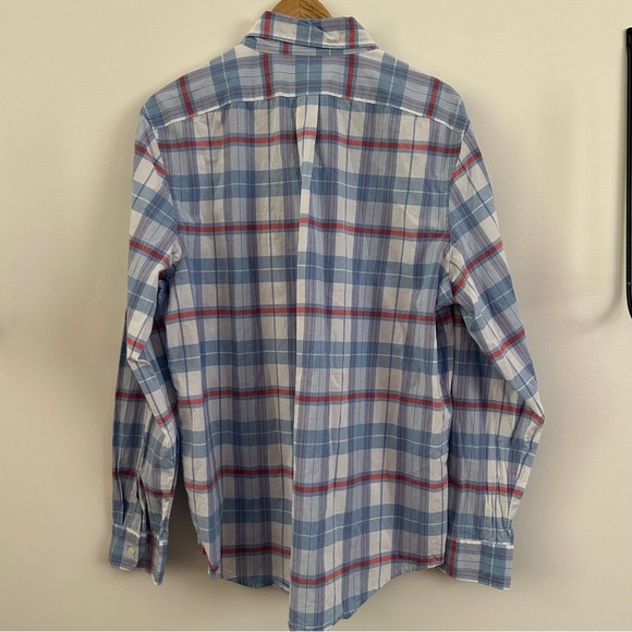 Vineyard Vines Men’s Blue and Red Slim Fit Tucker Button Down Shirt Large - Picture 4 of 4